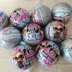 LOT OF 10 : LOL SURPRISE MOVIE MAGIC DOLLS 10 SURPRISES LIMITED EDITION DOLL